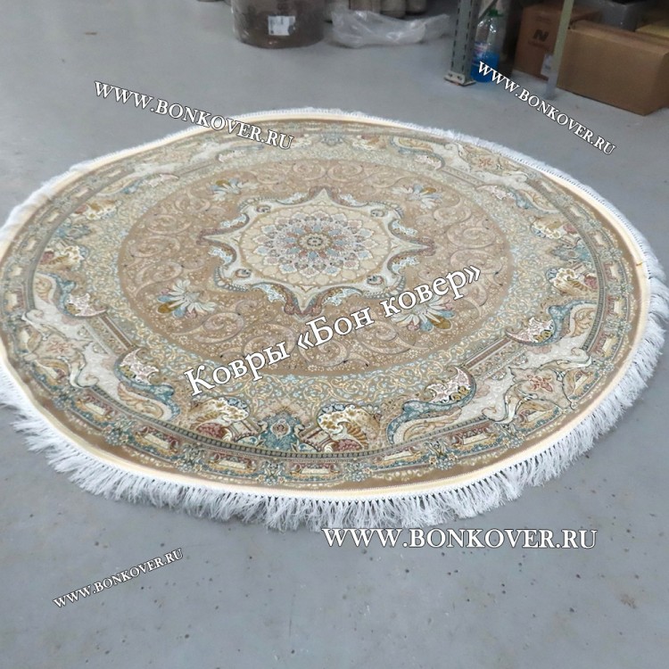Круглый Ковер для Гостиной Медальон Дизайн 30441